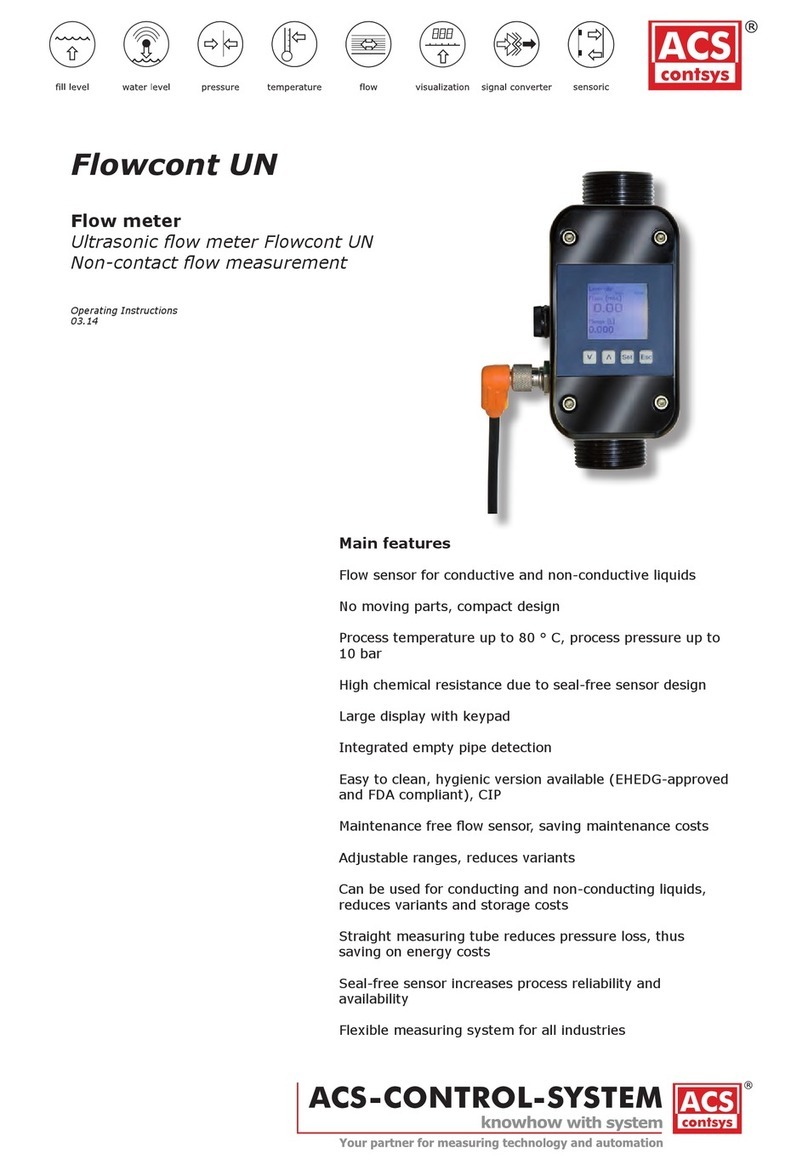ACS contsys Flowcont UN User manual
