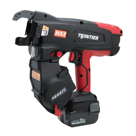 Max Twintier RB441T Operator's manual