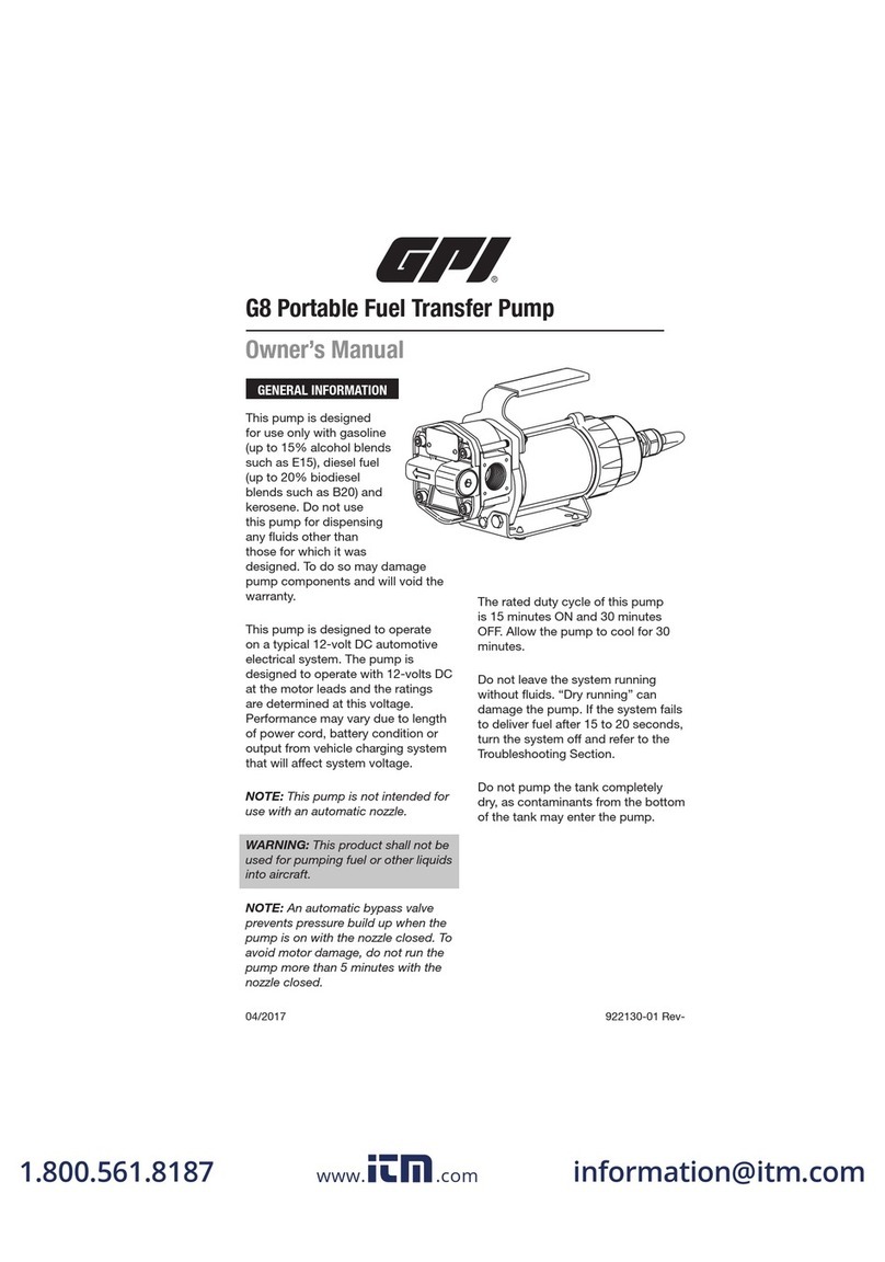 GPI G8 owner's manual