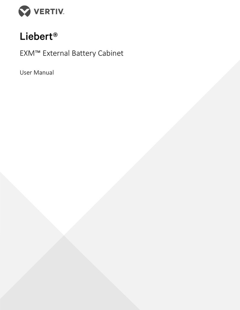 Vertiv Liebert EXM External Battery Cabinet user manual Vertiv Liebert EXM External Battery Cabinet user manual