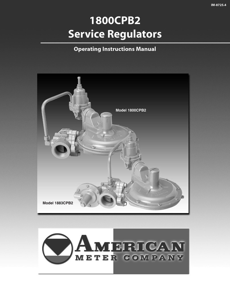 American Meter Company 1800CPB2 Instruction Manual