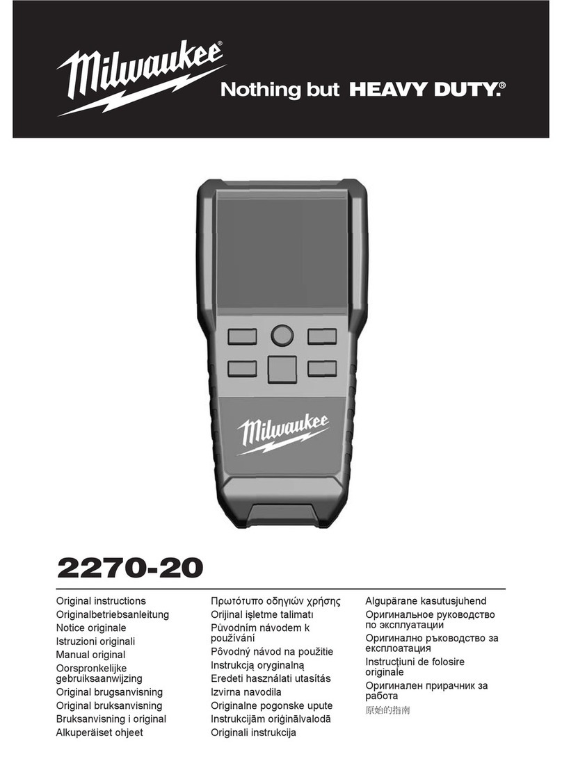 Milwaukee Heavy Duty 2270-20 Original instructions