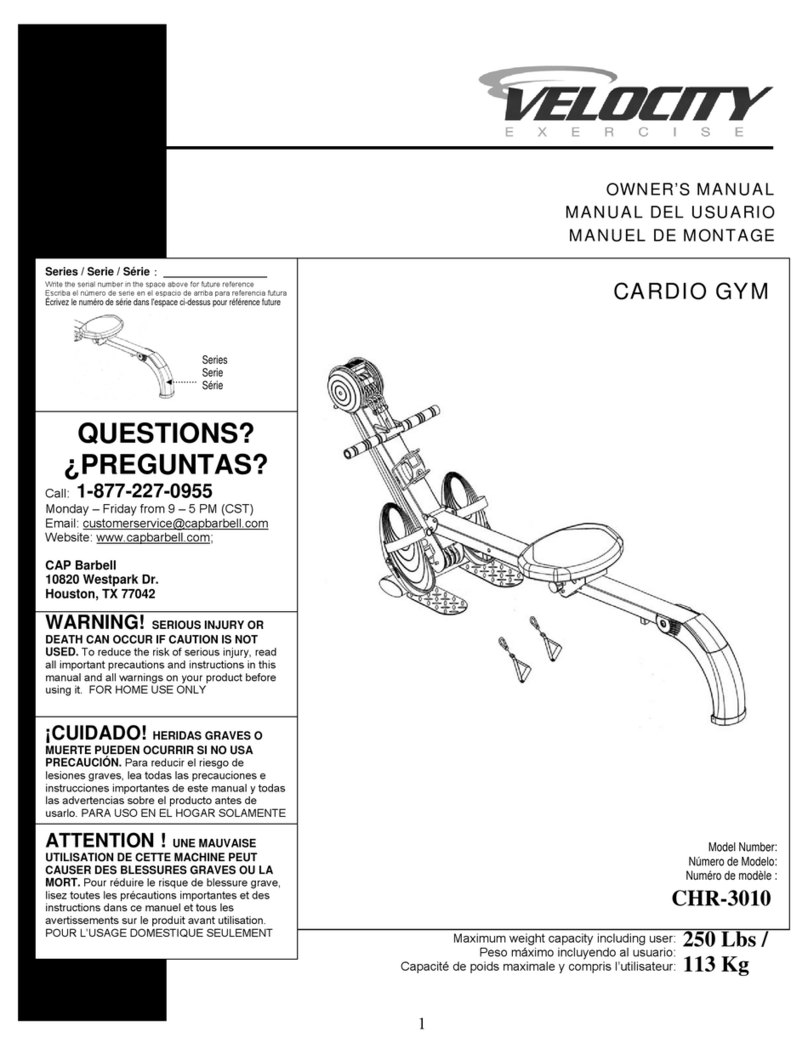 Velocity CHR-3010 owner's manual