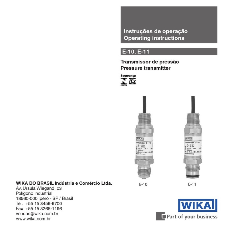 WIKA E-10 User manual