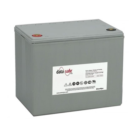 EnerSys DataSafe HX Installation, operation and maintanance manual