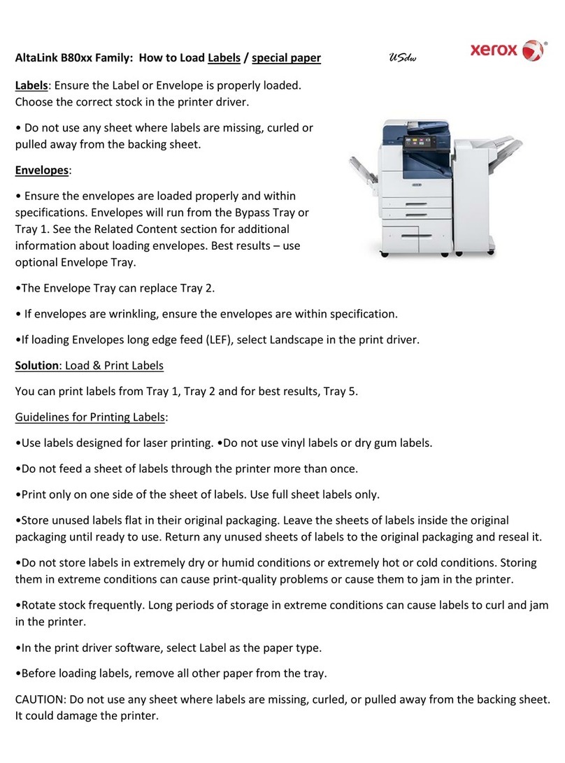 Xerox AltaLink B80 series User manual