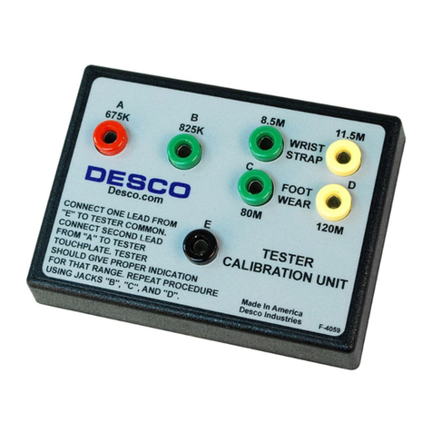 Desco 07010 Use and care manual