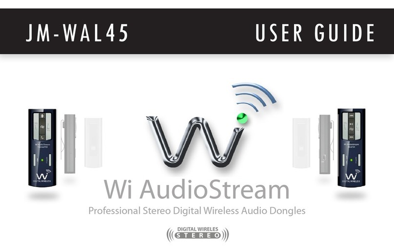 WI AUDIOSTREAM JM-WAL45 user guide