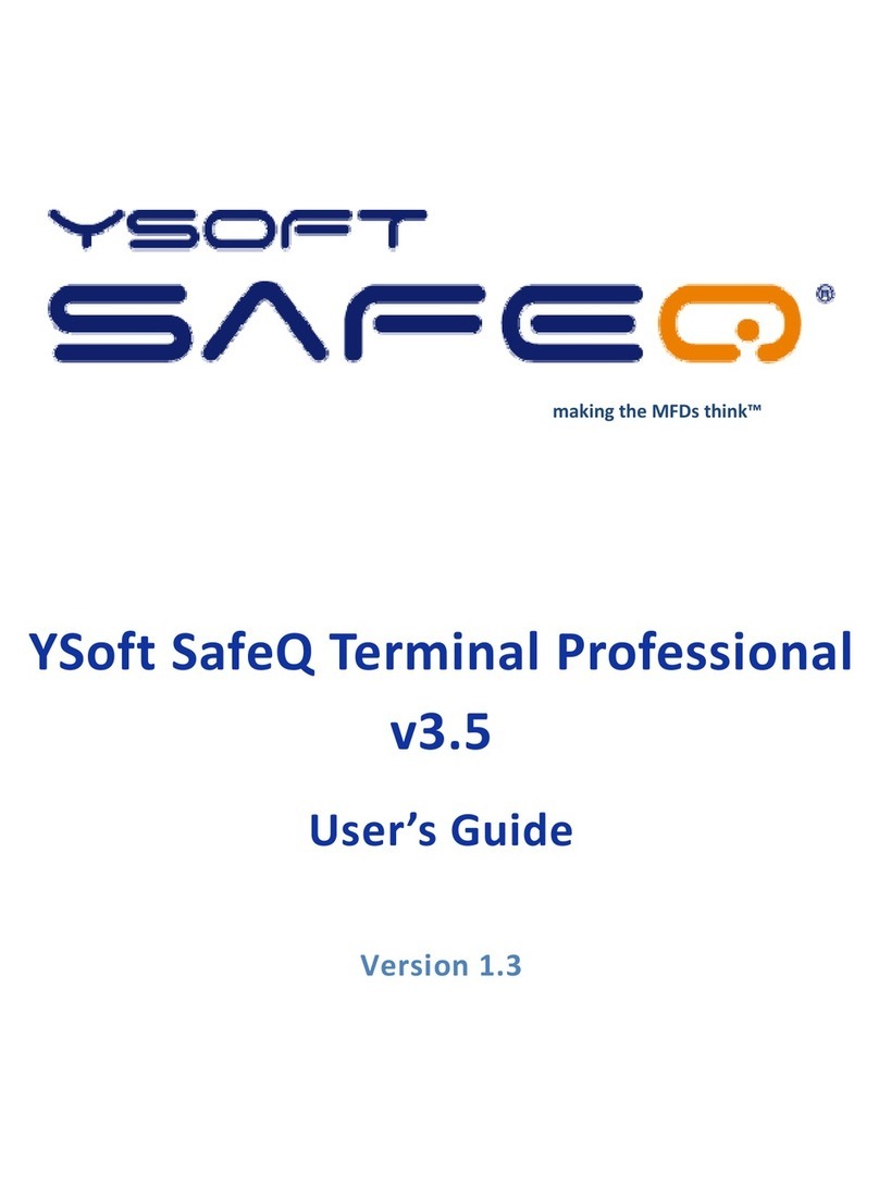Ysoft SafeQ Terminal Professional user guide