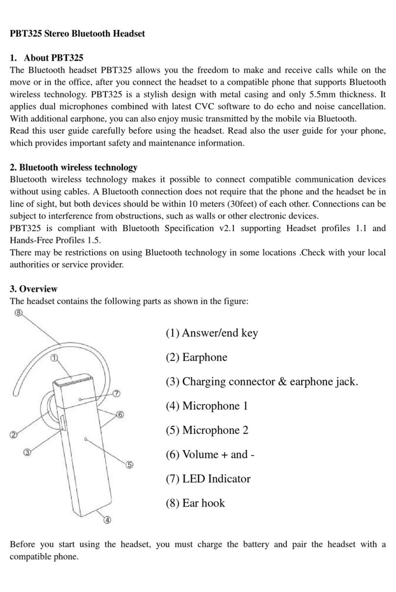 Cyber Blue PBT325 User manual