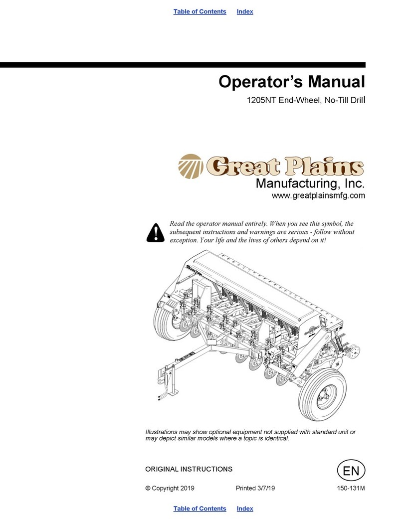 GREAT PLAINS 1205NT Operator's manual