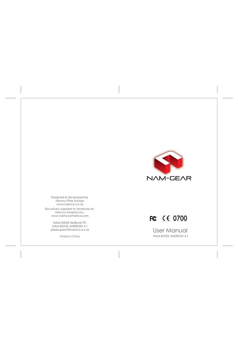 NAMCO Nam-Gear Nam-Book user manual