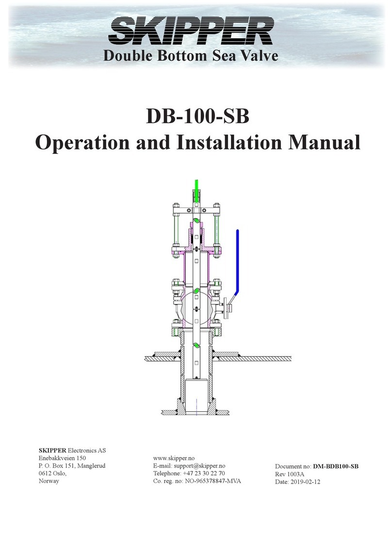 Skipper DB-100-SB Operation and installation manual