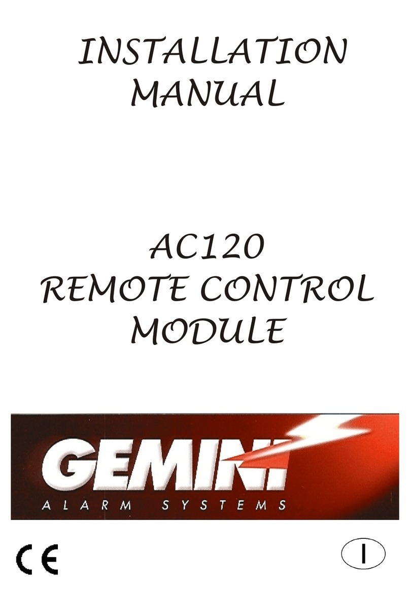 Gemini AC120 User manual