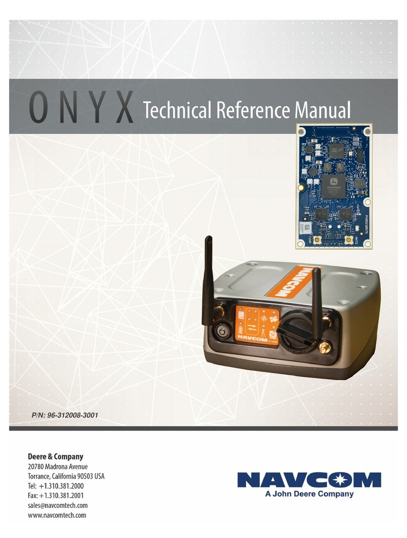 NavCom Technology Onyx Product manual