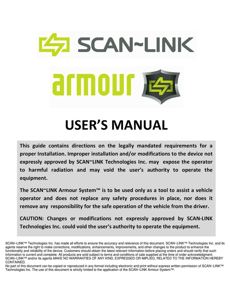 SCAN-LINK Armour User manual