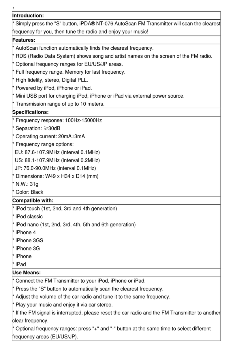iPDA NT-076  AutoScan manual