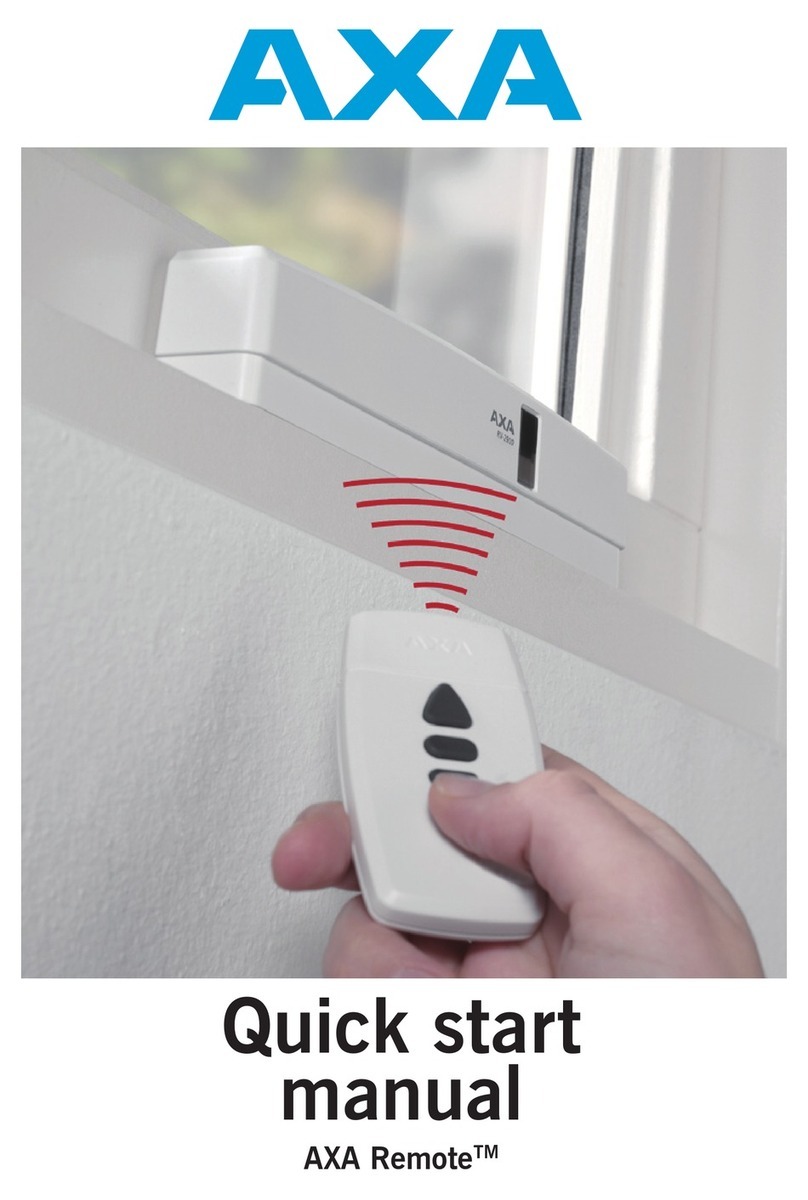 AXA Remote Quick start manual