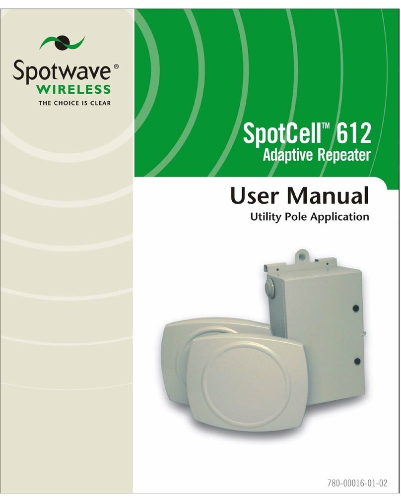Spotwave Wireless SpotCell 612 user manual