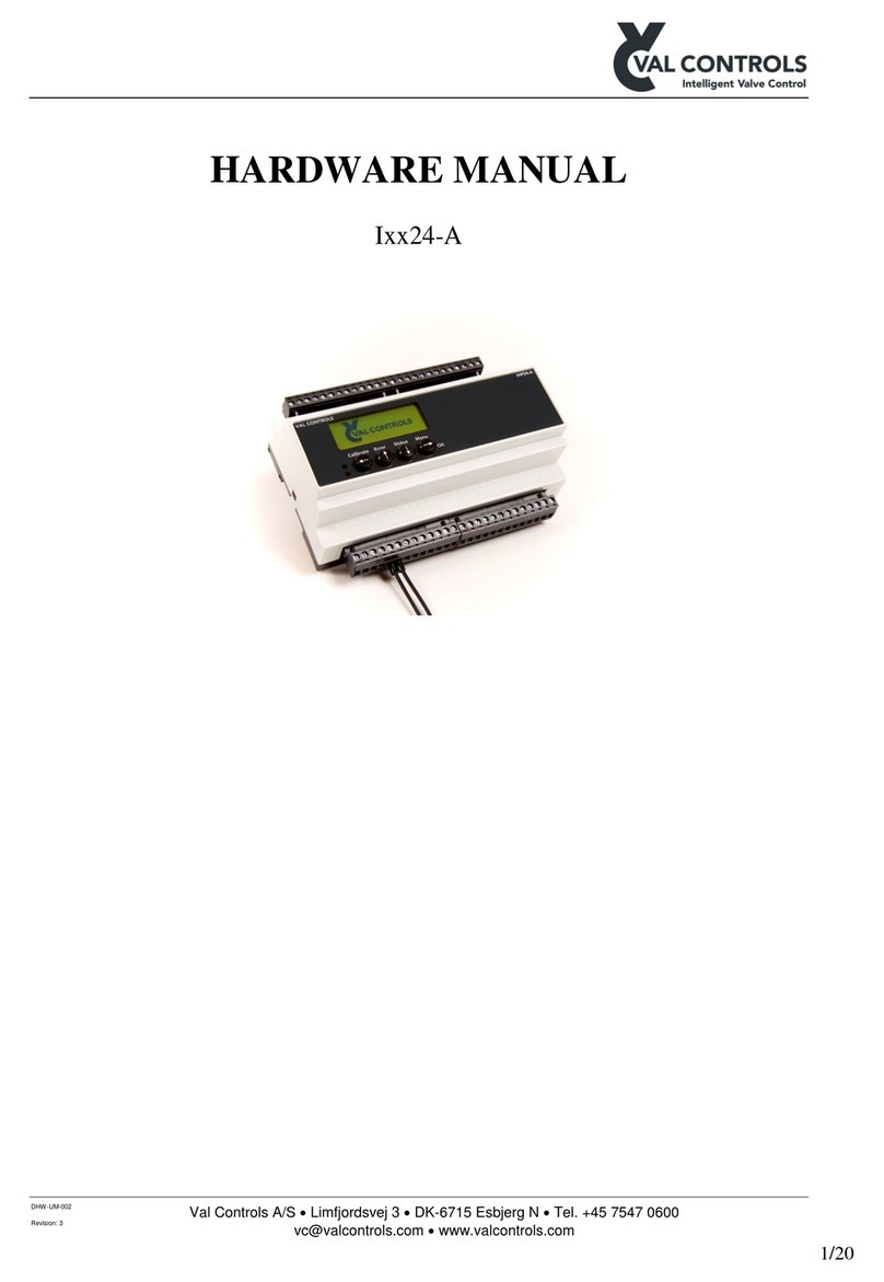 Val Controls IHP24-A Hardware manual