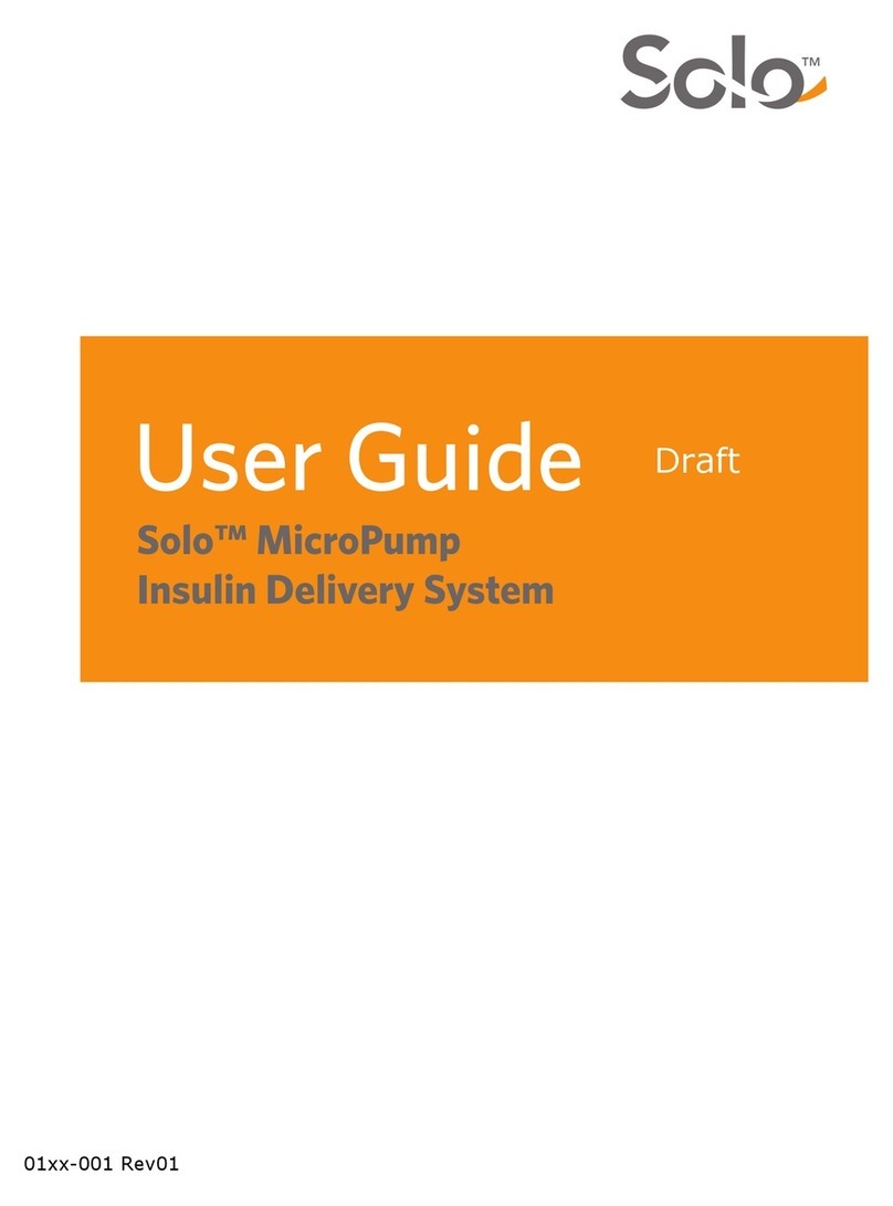 Medingo Solo MicroPump User manual
