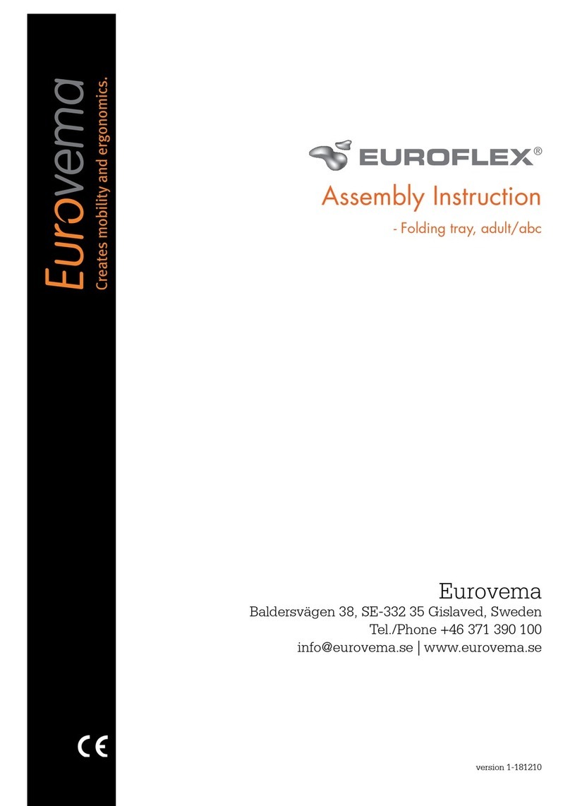 Eurovema Euroflex 224001-4900 Assembly instruction