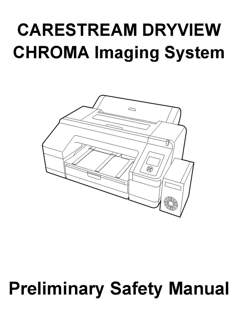 Carestream DRYVIEW CHROMA Preliminary Safety Manual