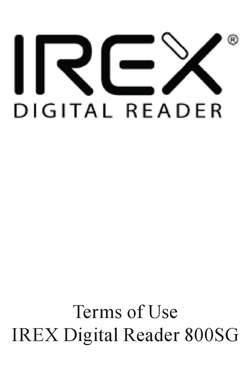 iRex 800SG Terms of Use