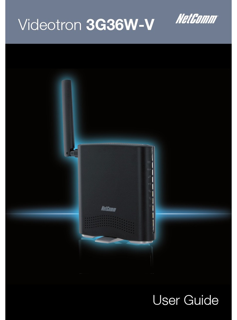 NetComm Videotron 3G36W-V User manual