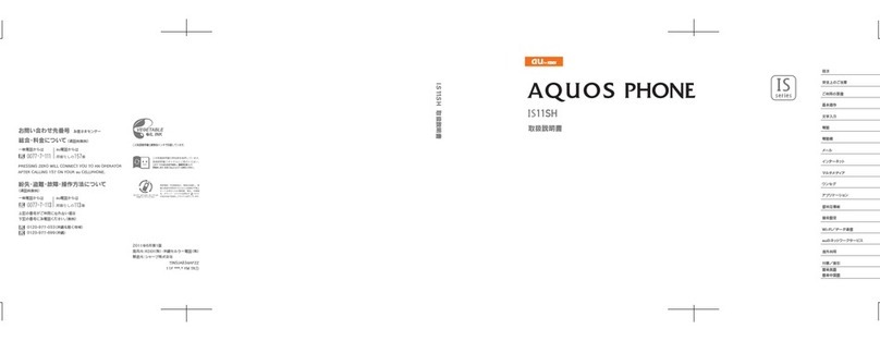 Aquos Phone IS Series Specification sheet