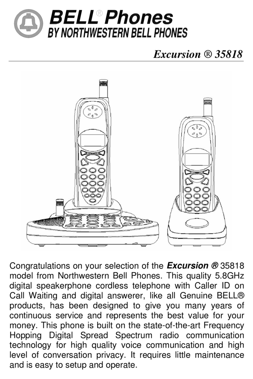 Bell Phones Excursion 35818 manual