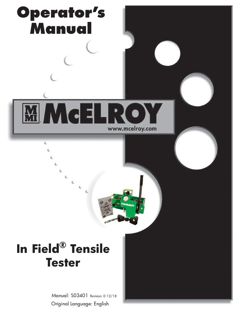 McElroy In Field Operator's manual