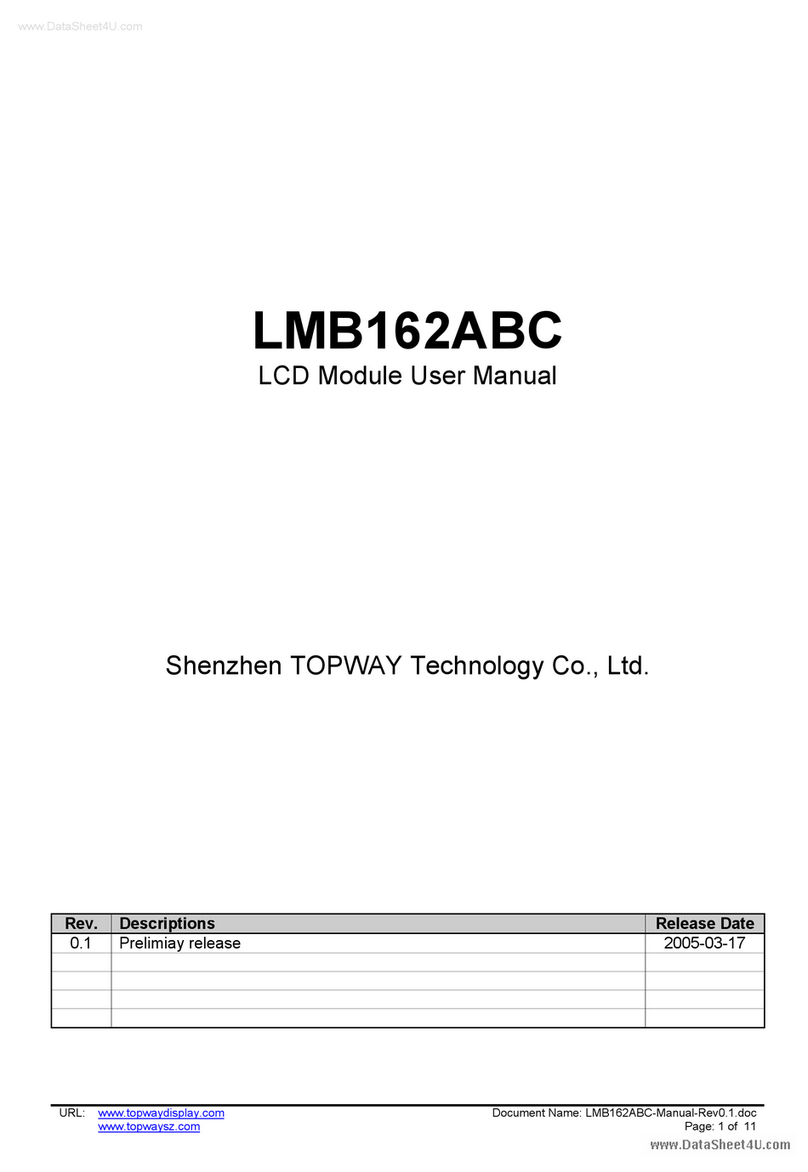 Shenzhen TOPWAY LMB162ABC user manual Shenzhen TOPWAY LMB162ABC user manual
