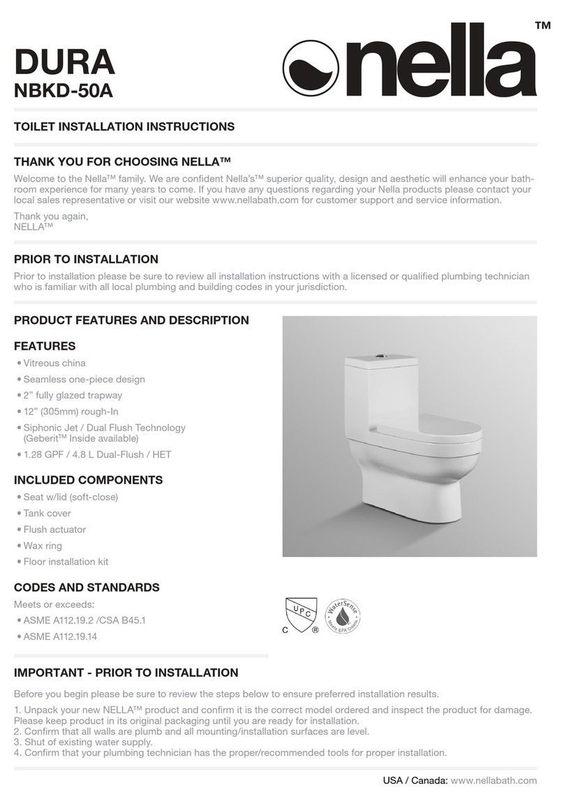 nella DURA NBKD-50A installation instructions nella DURA NBKD-50A installation instructions