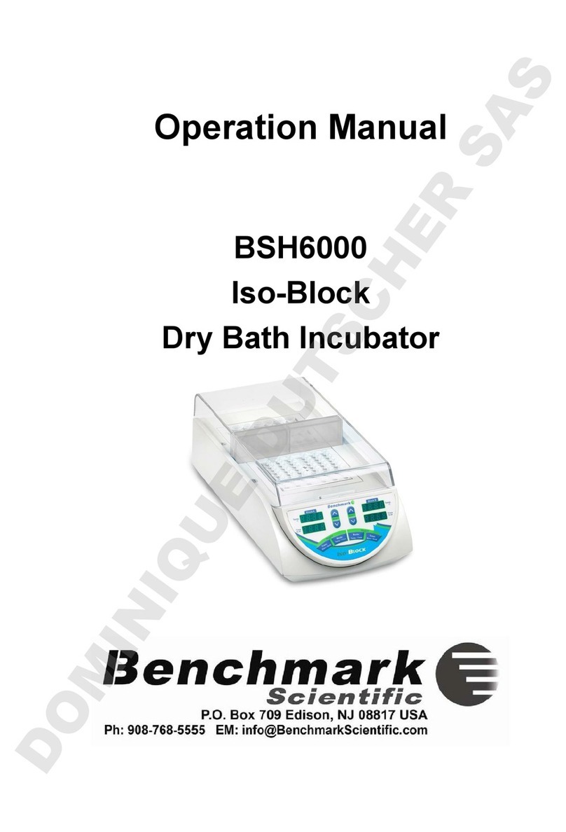 Benchmark Scientific Iso-Block BSH6000 Operation manual