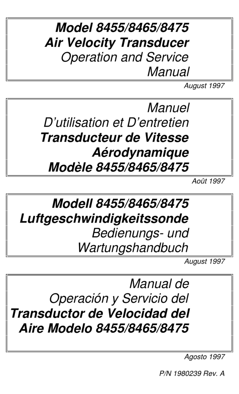 TSI Incorporated 8455 Operation and service manual TSI Incorporated 8455 Operation and service manual