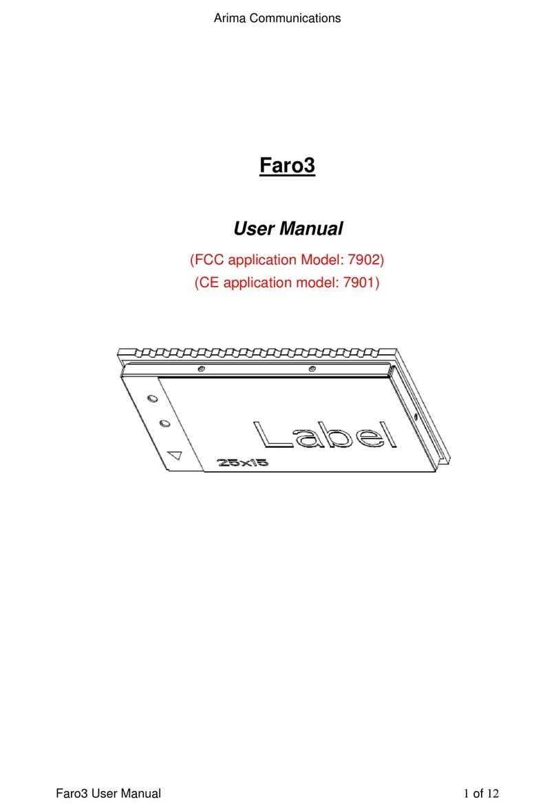 ARIMA Faro3 user manual