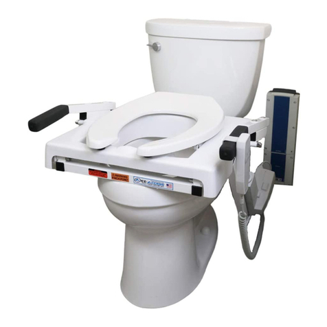 EZ-ACCESS TiLT Toilet Incline Lift Installation and user manual