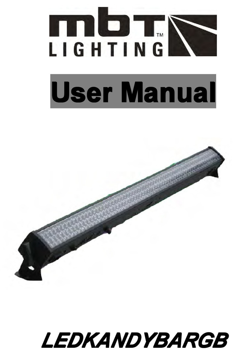 mbt Lighting LEDKANDYBARGB user manual
