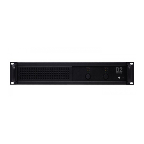 AUDAC D2 Service manual