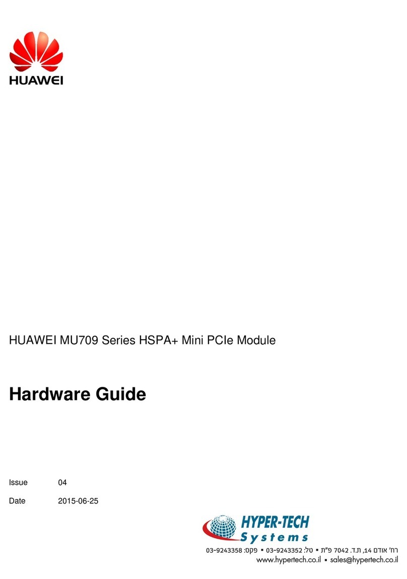 Huawei MU709 Series Installation instructions