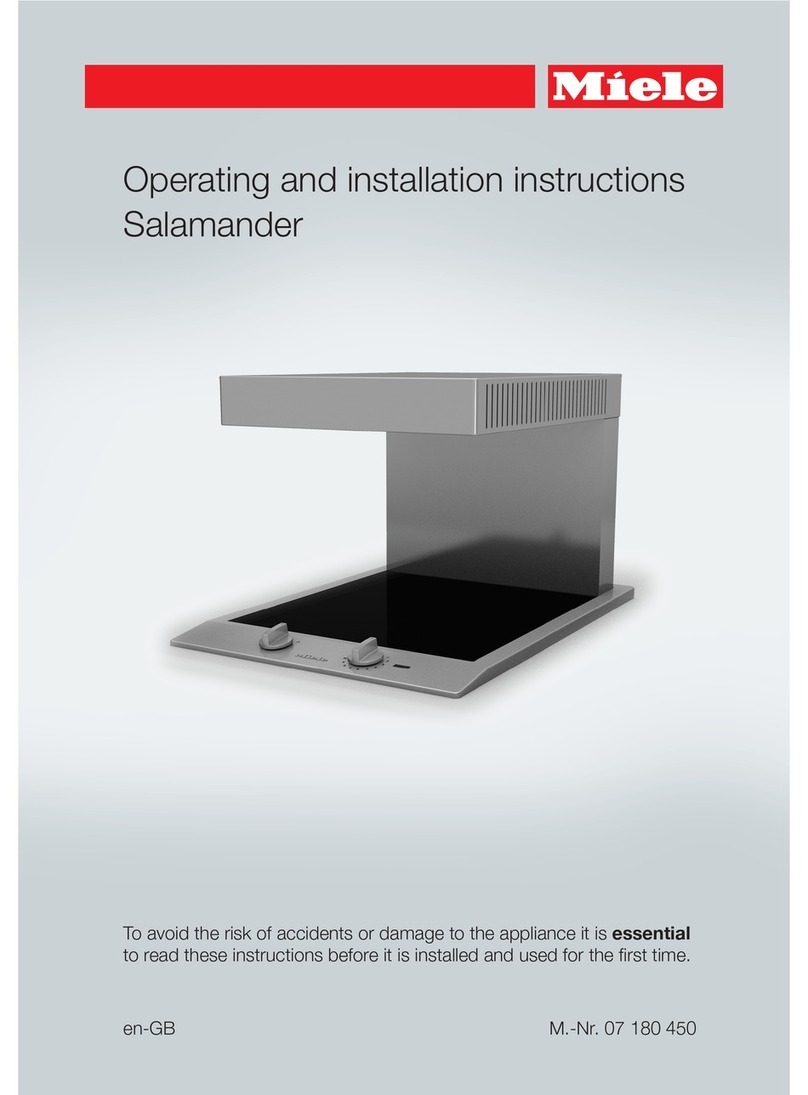 Miele CS 1421 User manual Miele CS 1421 User manual