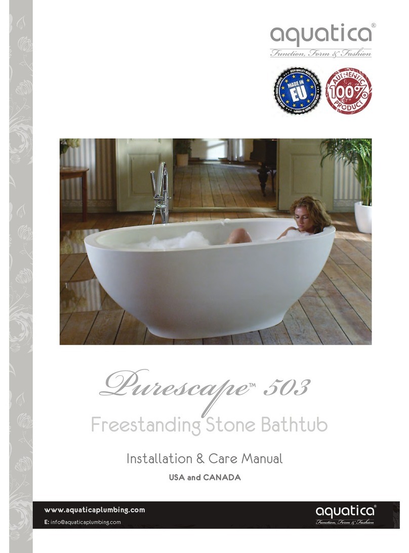 Aquatica Digital Purescape 503 Installation & Care Manual Aquatica Digital Purescape 503 Installation & Care Manual