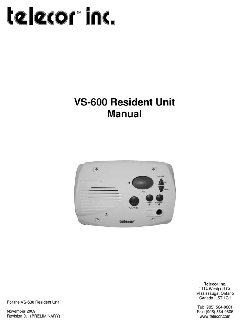 Telecor VS-600 manual