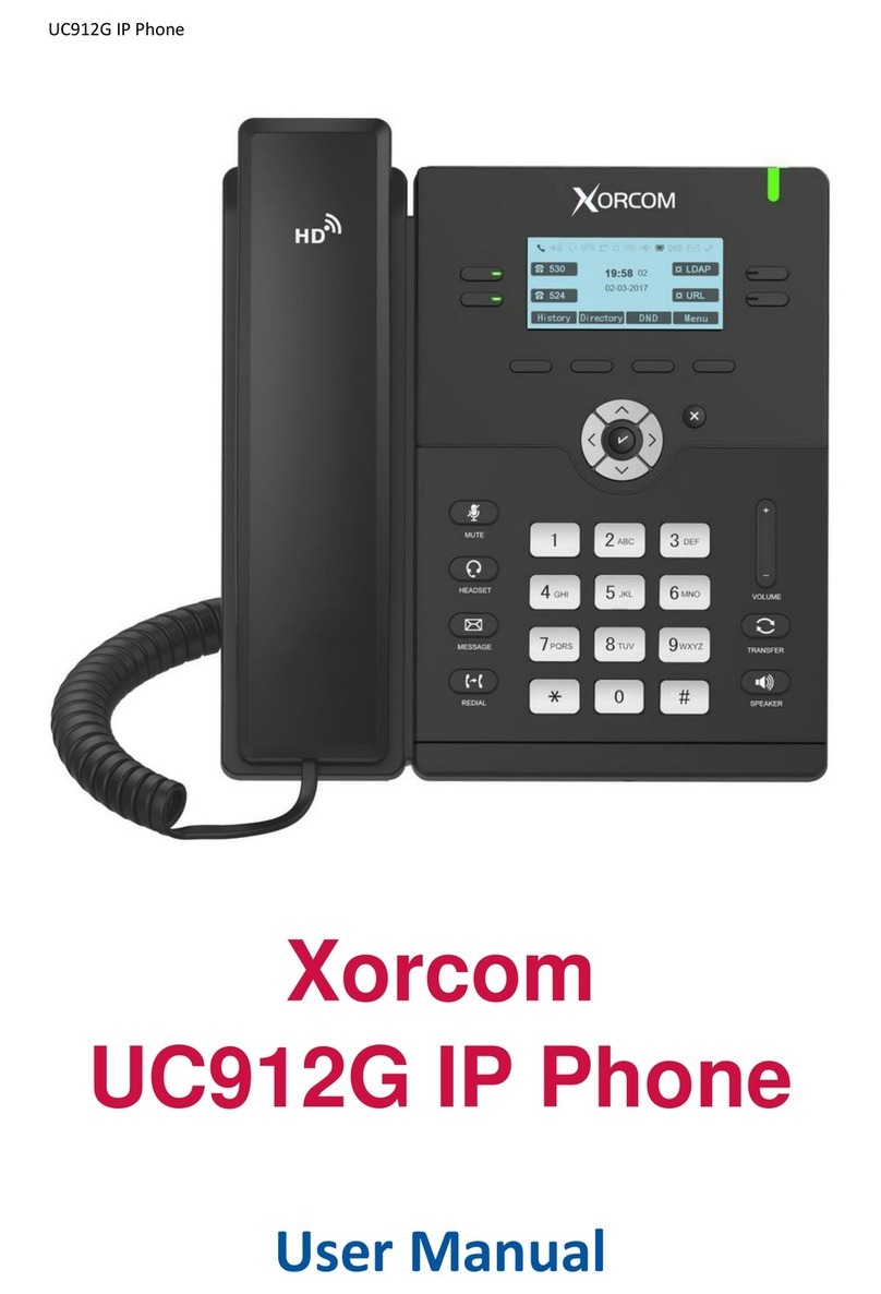 Xorcom UC912G User manual