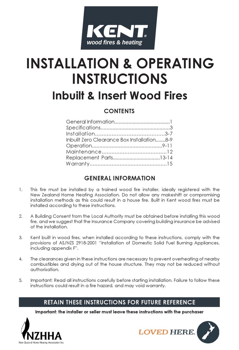 KENT Rata Installation & operating instructions