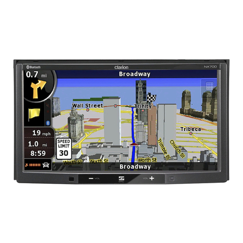 Clarion NX700 user manual