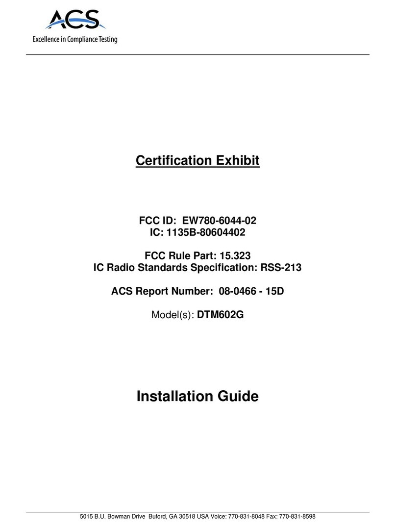 Arris Touchstone DTM602G Setup guide