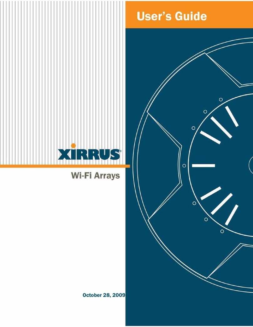 Xirrus Wi-Fi Array XN16 User manual