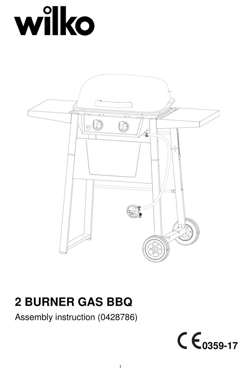 Wilko HG1603WK Assembly instruction